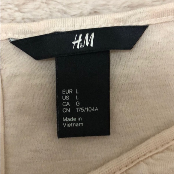 H&M Tops Nwot Hm Ladies Scoop Neck Cream Top Poshmark